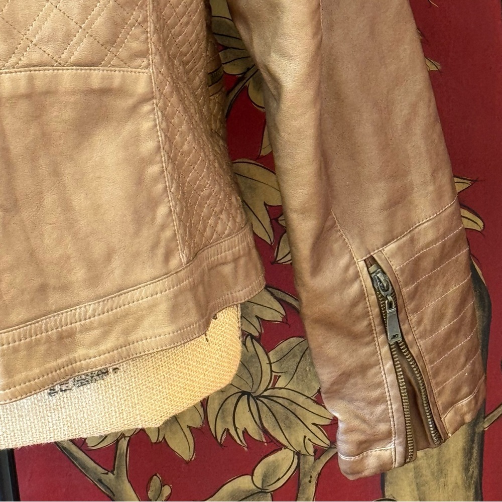 Women’s “J2” Faux Leather Jacket | #P8 - Picture 7 of 15